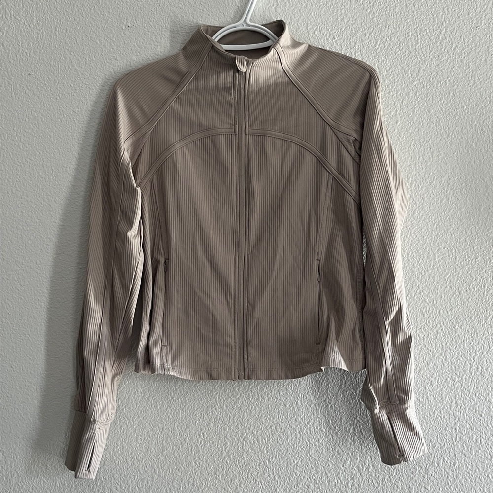 Danskin Beige Zip-Up Jacket